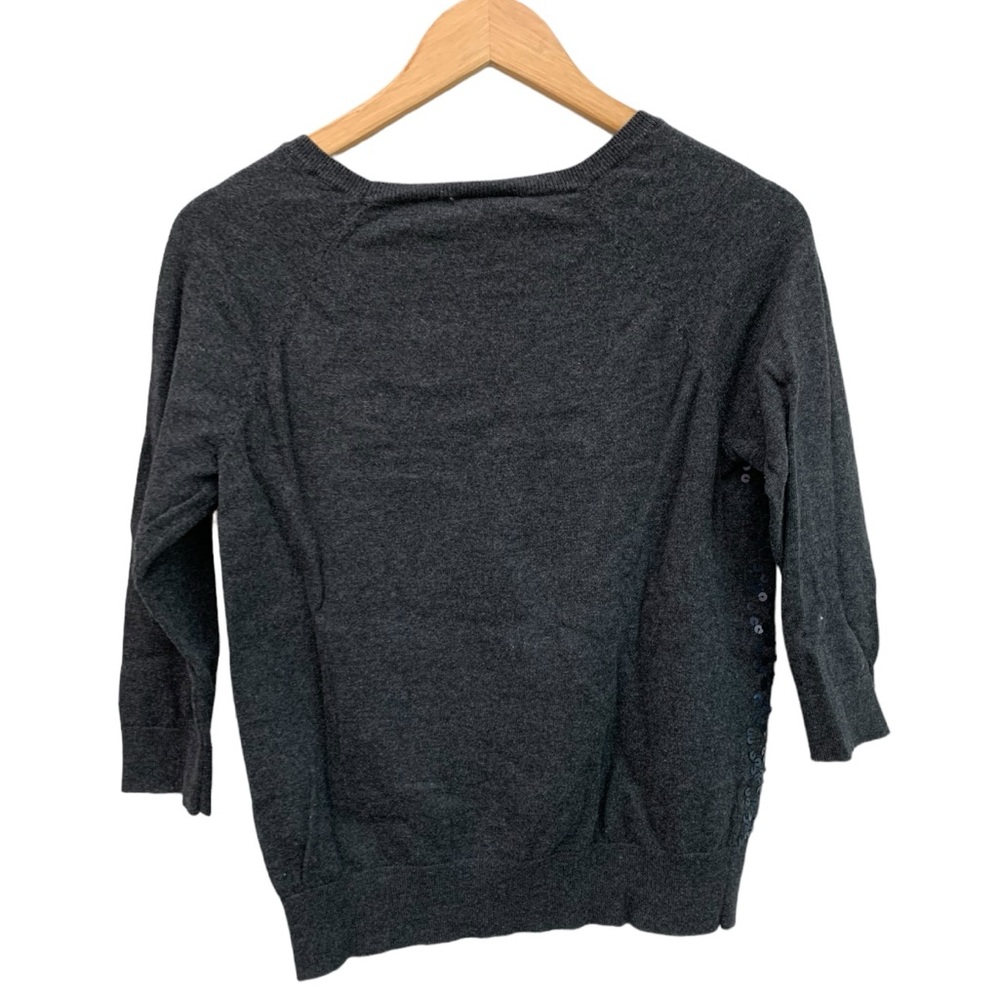 LOFT Sparkly Gray Sweater size Small - Picture 7 of 8